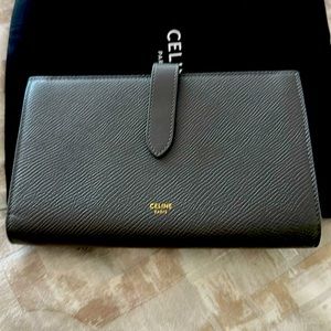 Celine Large Strap Wallet